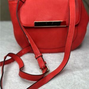 Massimo burnt orange shoulder strap purse.